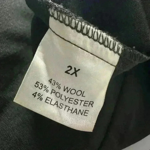 Tailor New York Women’s 2X Wool Blend Blouse Long Sleeve Pullover Tunic Top - Picture 10 of 13